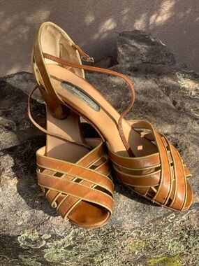🤎Bologna & Figli Crisscross Sandal 8B